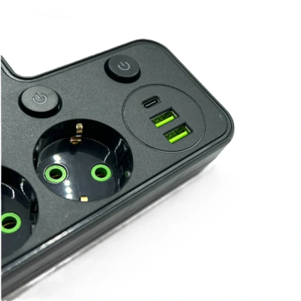 HG-278 6in1 asztali elosztó és töltőállomás