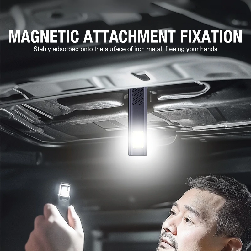 LS07 ultravékony zseblámpa mágnessel és csiptetővel