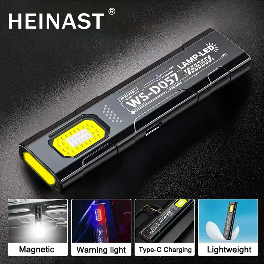 LS07 ultravékony zseblámpa mágnessel és csiptetővel