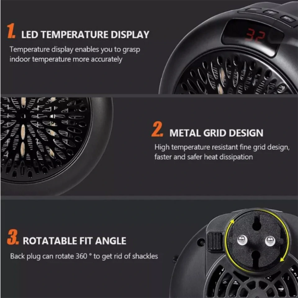 Wonder Heater Pro elektromos hősugárzó (900W)