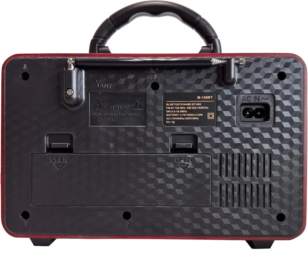 Meier régies stílusú bluetooth rádió M-156BT