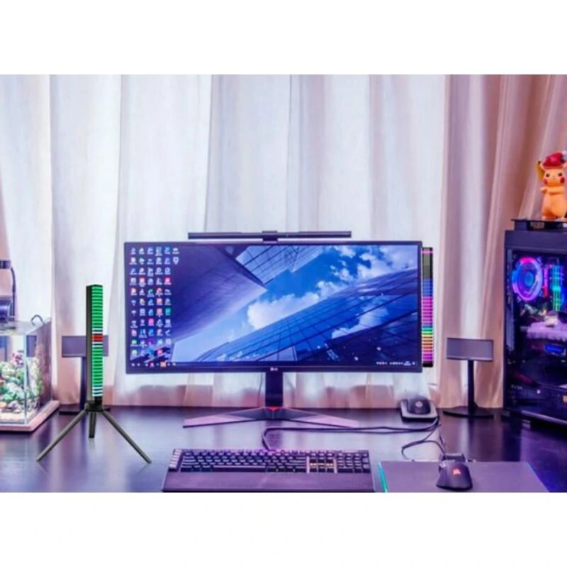 A5-RGB zenére villogó LED bar világítás