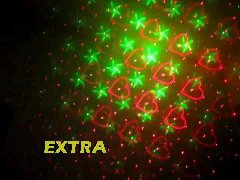 Mini Laser Stage Lighting - hangvezérelt disco fény