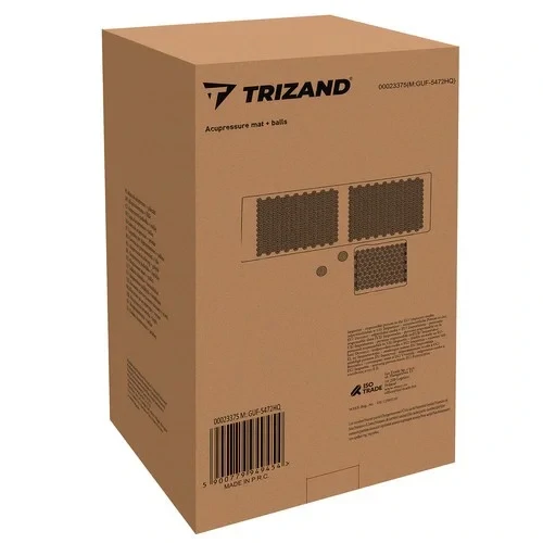 Trizand akupresszúrás szőnyeg párnával és gömbökkel