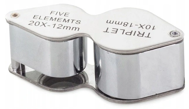 2in1 ékszernagyító dobozban (10x / 20x)