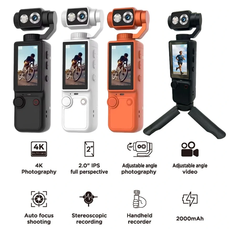 Q8 4K Ultra HD kézi vlogger sportkamera