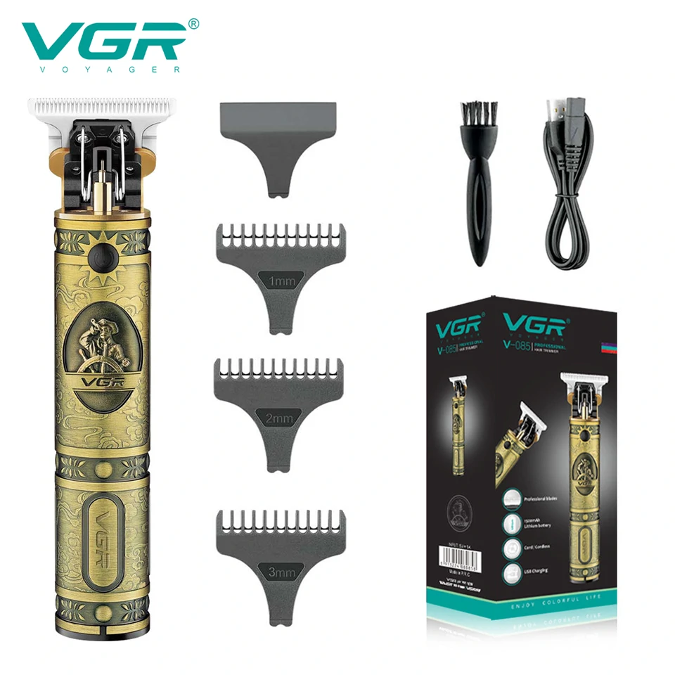 VGR V-085 szakállvágó borotva akkumlátorral