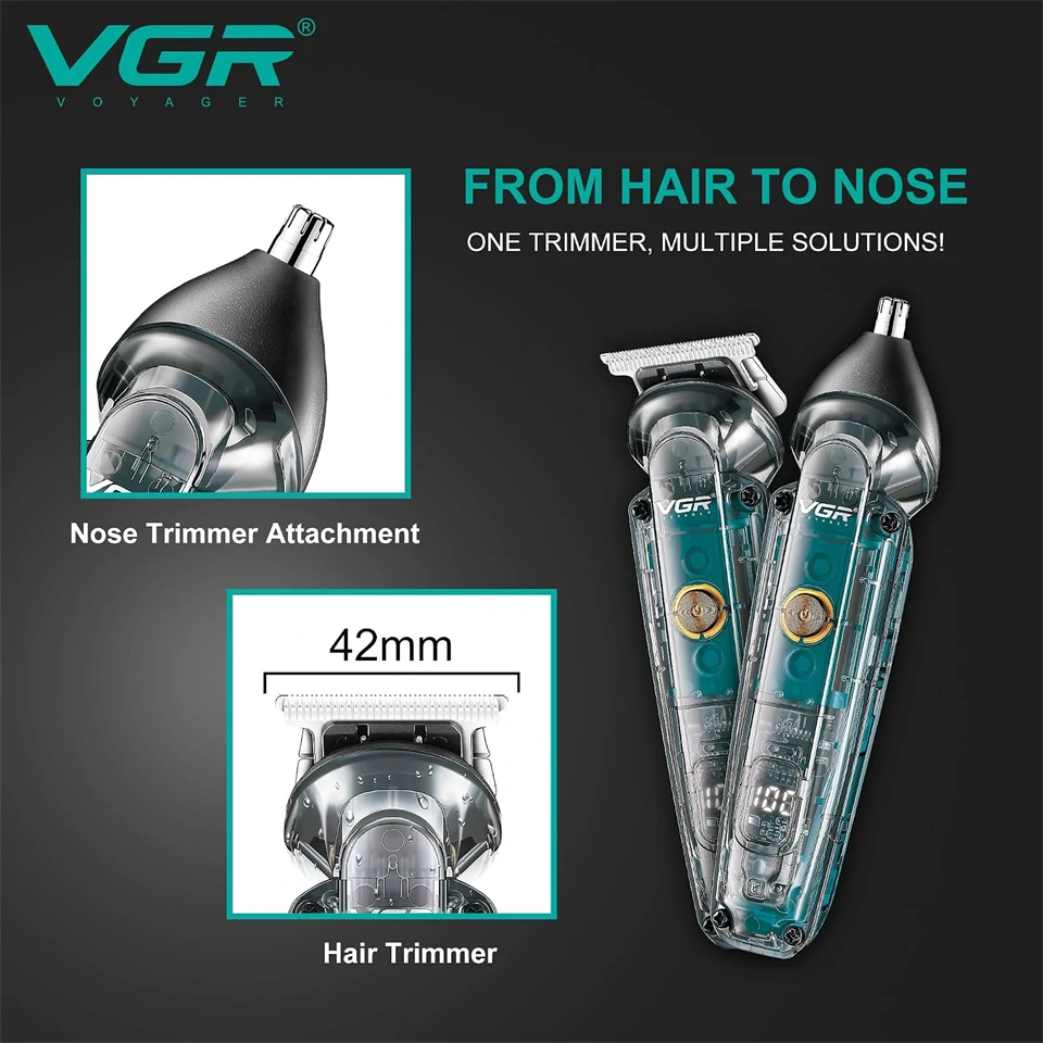 VGR V-949 Vízálló többfunkciós trimmelő és orrszőrvágó