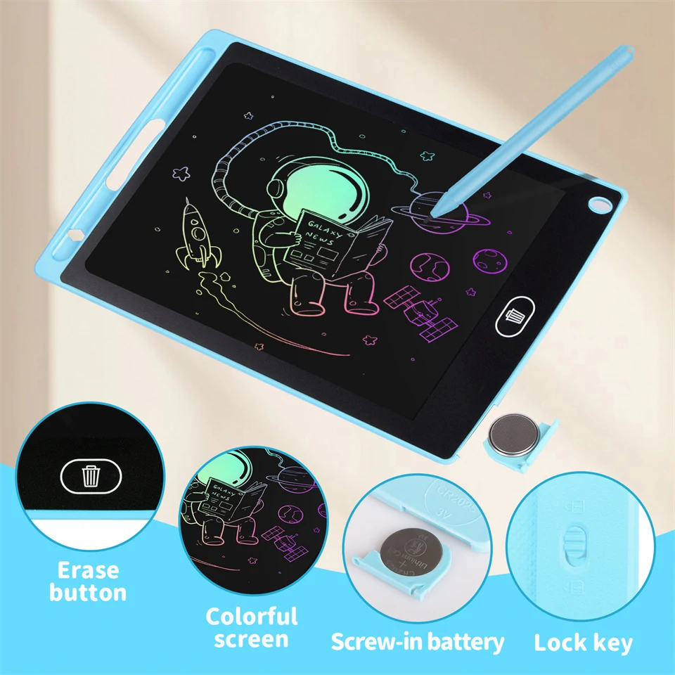 10" LCD írótábla rajzoláshoz és oktatáshoz
