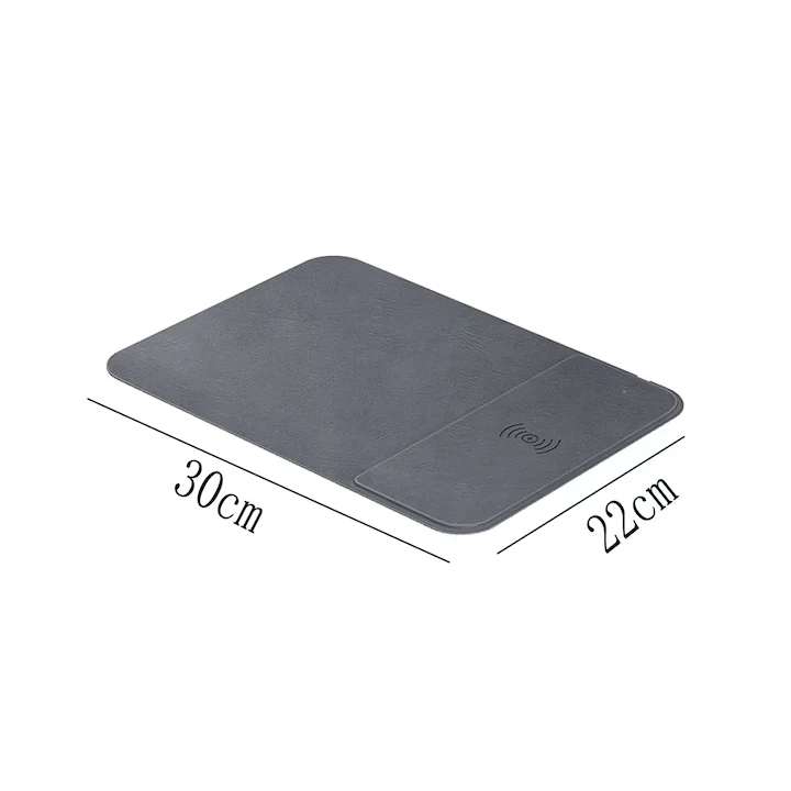 Egérpad vezeték nélküli telefontöltővel 15W