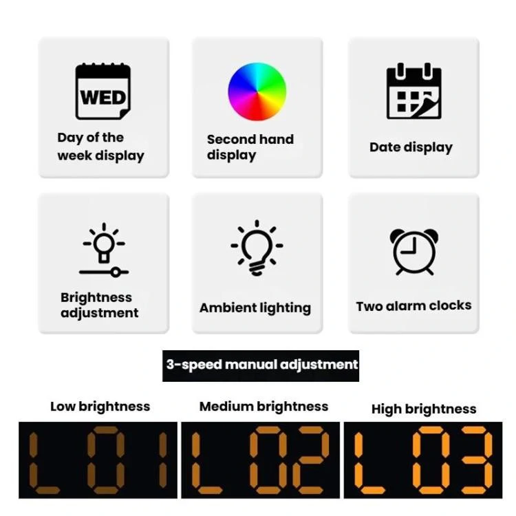 DZ-5521 LED óra