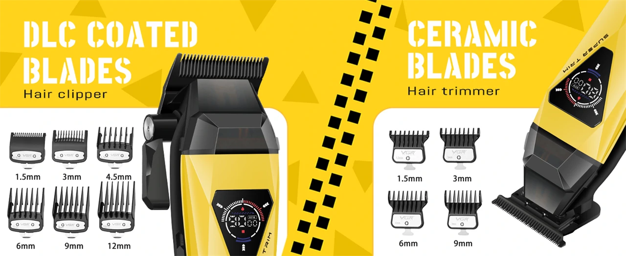 VGR V-877 S3 professzionális barber kit - 3in1 hajvágó készlet