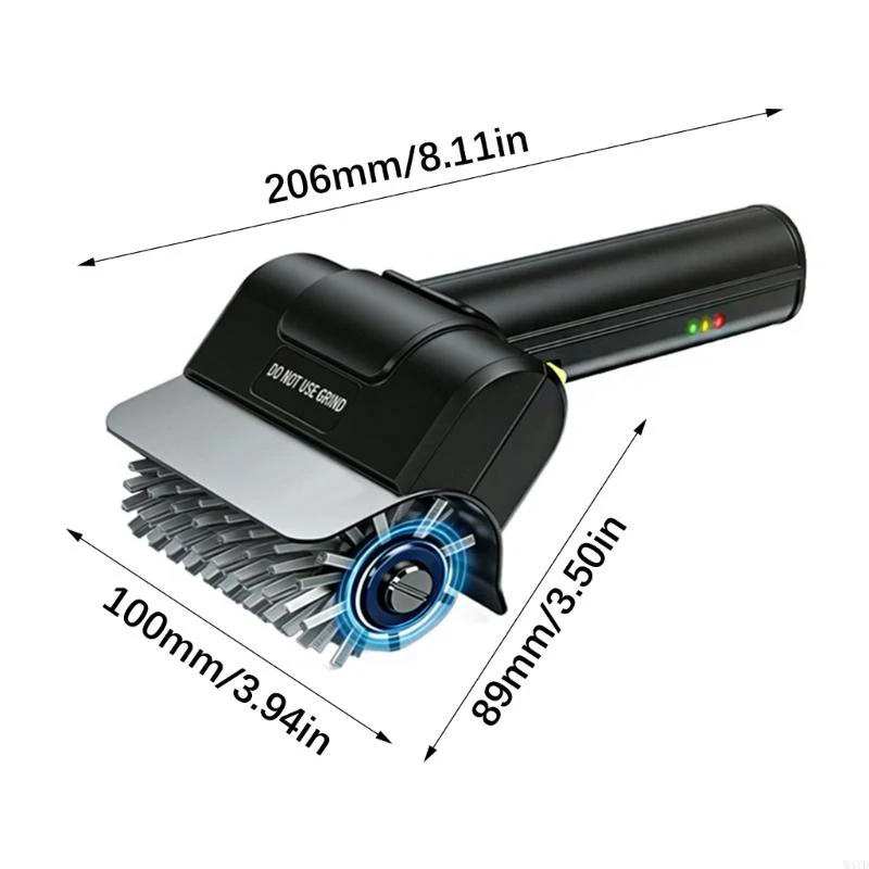 MDHL Elektromos grillrács tisztító kefe - MD-RC-4BA