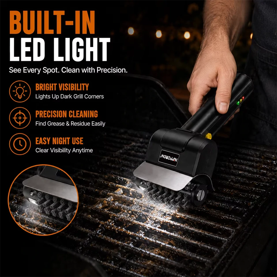 MDHL MD-RC-4BA Elektromos grillrács tisztító kefe
