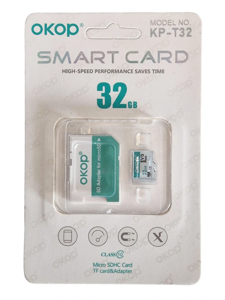 32GB Micro SD memóriakártya + adapter - KP-T32 /Class 10 SDHC/