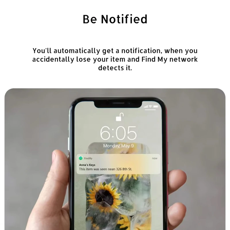Okos Bluetooth Smart Tag kulcs- és csomagkereső - Apple Find My kompatibilis