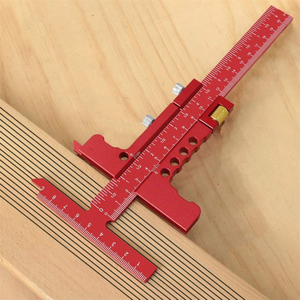 Precíziós tolómérős T-vonalzó (21 cm)		