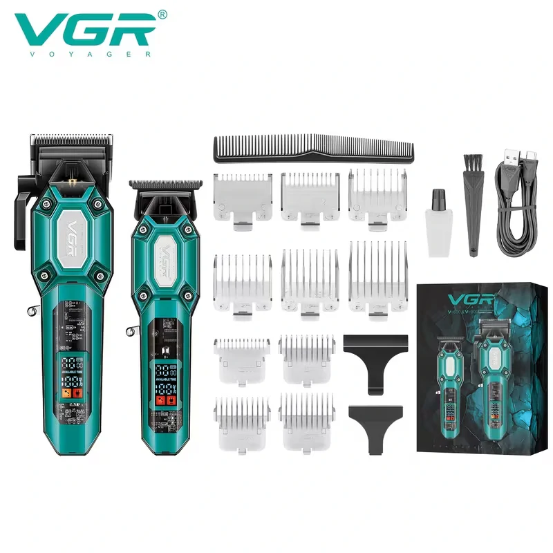 VGR V600 + V900 - Professzionális barber combo