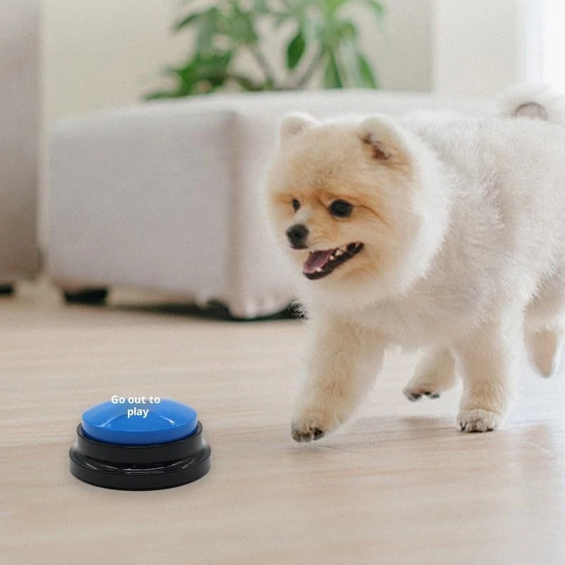 Kisállat kommunikációs gomb hangfelvétellel