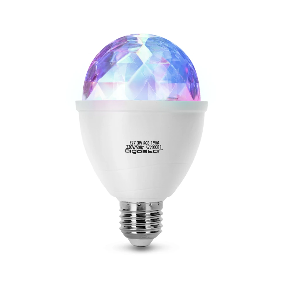 Diszkó izzó LED gömb E27