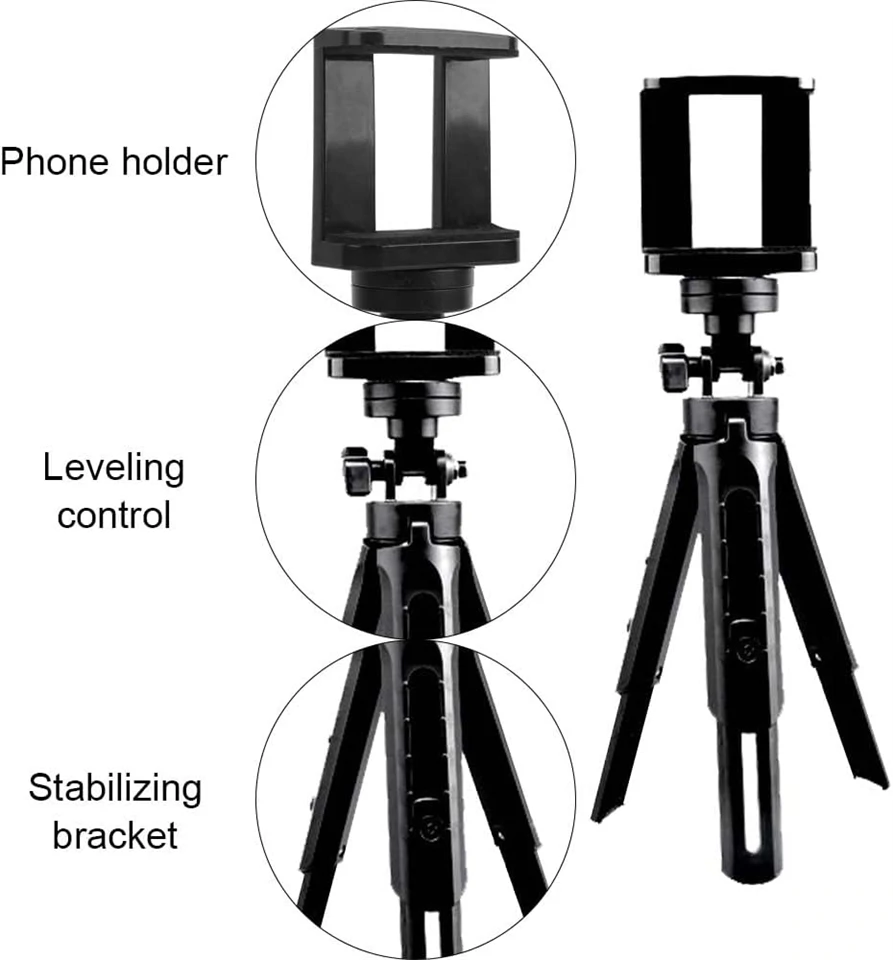 M08 összecsukható tripod (23-28 cm)