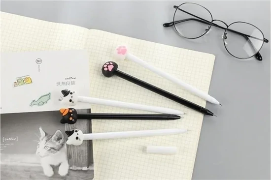 Kawaii cicás zselés toll készlet