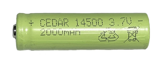 Cedar 14500 akku /3.7V, 2000mAh/