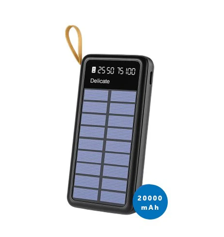 Napelemes powerbank (20000 mAh)