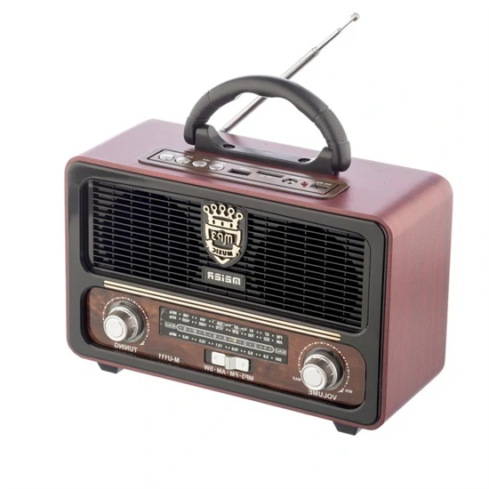 Meier M-111BT Hordozható Retro FM rádió