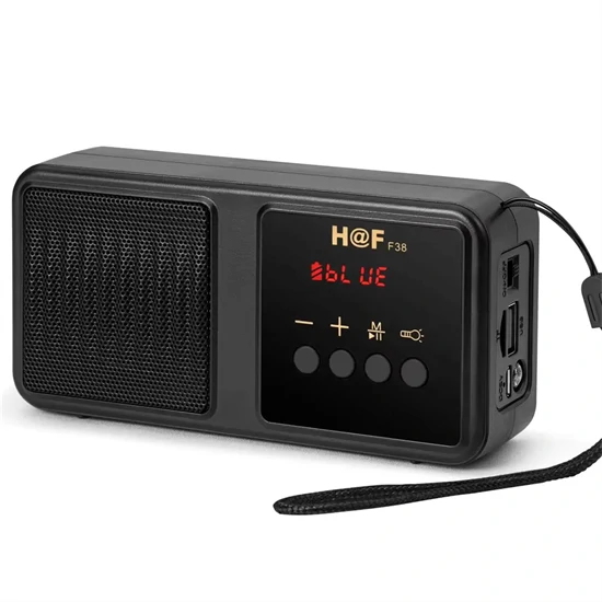 HF-F38 hordozható FM rádió