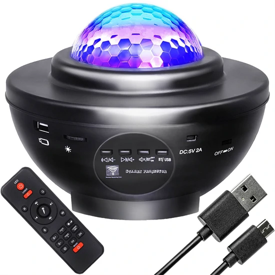 Csillagos ég party fény BT hangszóróval