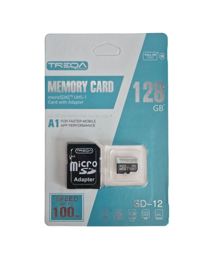 Treqa 128GB micro SDXC kártya (UHS-1) + adapter