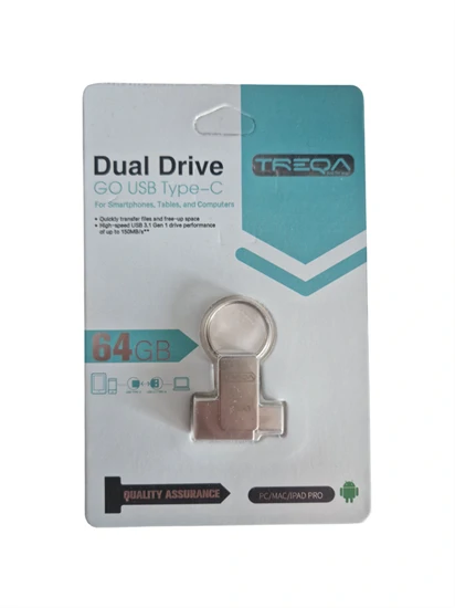 Trequa 64GB dual USB-A+C Pendrive