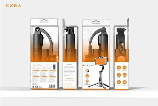 Ezra gimbal szelfibot és tripod bluetooth távirányítóval
