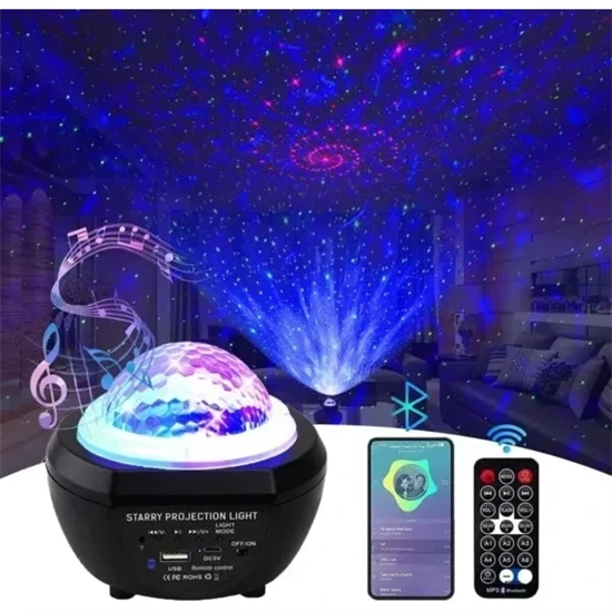 Mini RGB csillagos ég projektor BT hangszóróval - AB-WT08