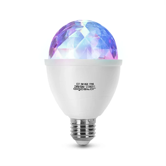 Diszkó izzó LED gömb E27