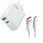 2in1 QC4.0 + PD gyorstöltő adapter + 1M kábel