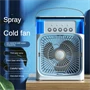 Hordozható léghűtő ventilátor és párásító