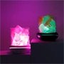 LED hangulat sólámpa himalája sókristályokkal és aroma párologtató funkcióval