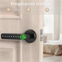 Wokesi TY190 Smart Lock /ujjlenyomat, jelszó, kulcs/