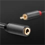 UGREEN 2xRCA kábel (Cinch) jack 3.5 mm 25cm