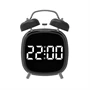 GH8035 LED kijelzős vekker ikercsengős ébresztőóra