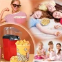 Forrólevegős popcorn készítő gép