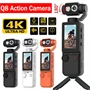 Q8 4K Ultra HD kézi vlogger sportkamera