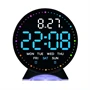 Kerek RGB LED digitális ébresztőóra