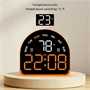 Félköríves LED digitális ébresztőóra