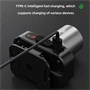 T-5831 cseppálló zoom-os fejlámpa USB-C töltéssel és 3 fokozattal