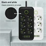 Tűzálló 6-os elosztó 5 USB porttal - F06U /2500W, 2 méter/