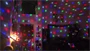 LED dekoráció projektor RGB hulló hópelyhek